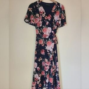 Chris McLaughlin Floral Wrap Dress 4